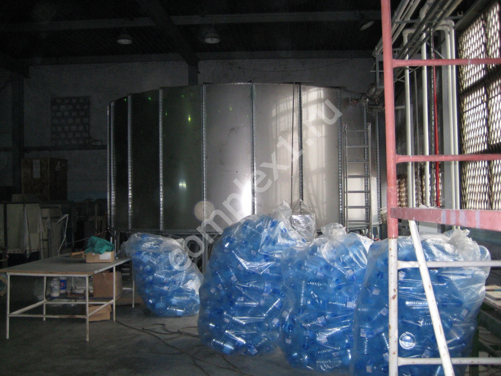 Резервуары 400 м3 (1х300, 1х100) для производства питьевой воды